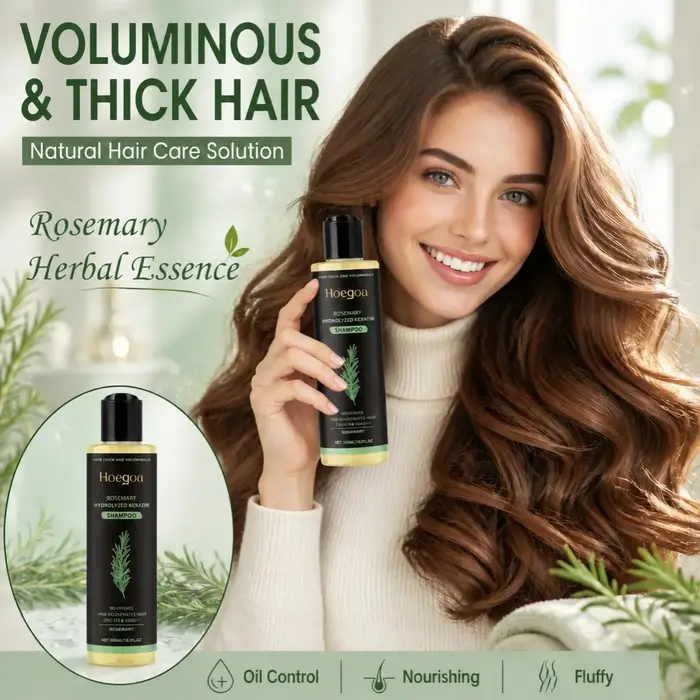 Shampooing Croissance Capillaire au Romarin Huile Parfumée Bio