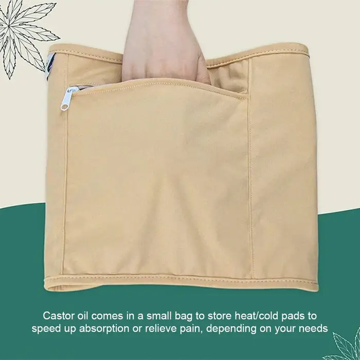 Pack d'huile de ricin enveloppe