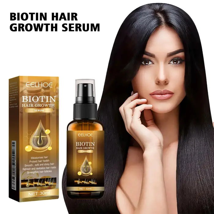 Sérum magique à la biotine pour cheveux, 1/3/5 boîtes, renforce lissante, nourrissant en profondeur, produit pour cheveux crépus, Spray de réparation endommagé, huile pour cheveux