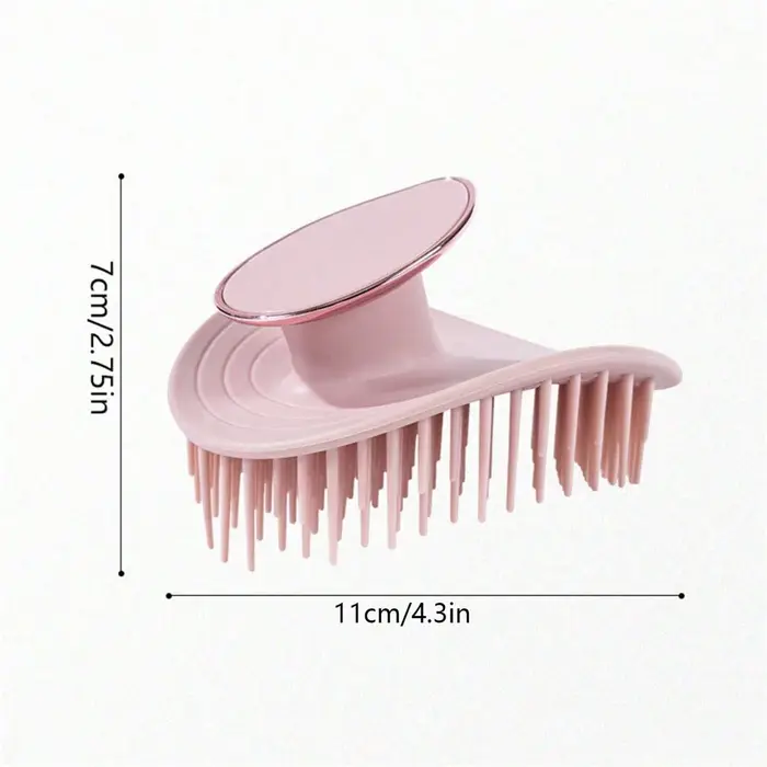 Brosse à shampoing en Silicone