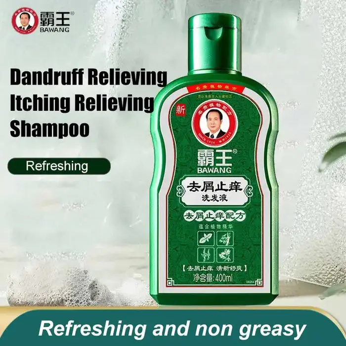 Shampoo antipelliculaire et anti-démangeaisons Bawang, formule à la menthe rafraîchissante, formule