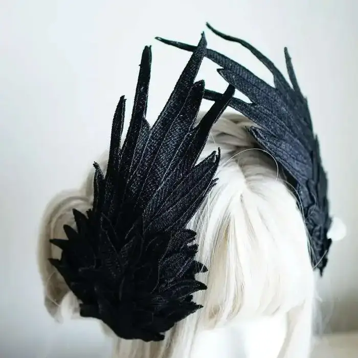 Pinces à cheveux ailes d'ange en plumes, Barrette Lolita, épingle à cheveux, Anime Cosplay, accessoi