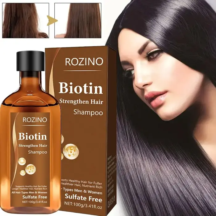 Shampoing à biotine pour la croissance des cheveux