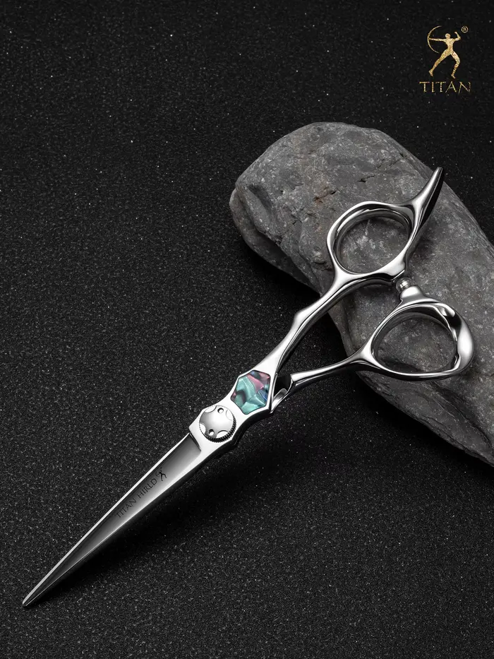 Ciseaux de coiffeur Titan, ciseaux de coiffure de qualité professionnelle pour stylistes, coupe fine