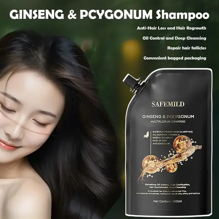 Shampooing capillaire au ginseng et au Polygonum Multiflorum 300 ml
