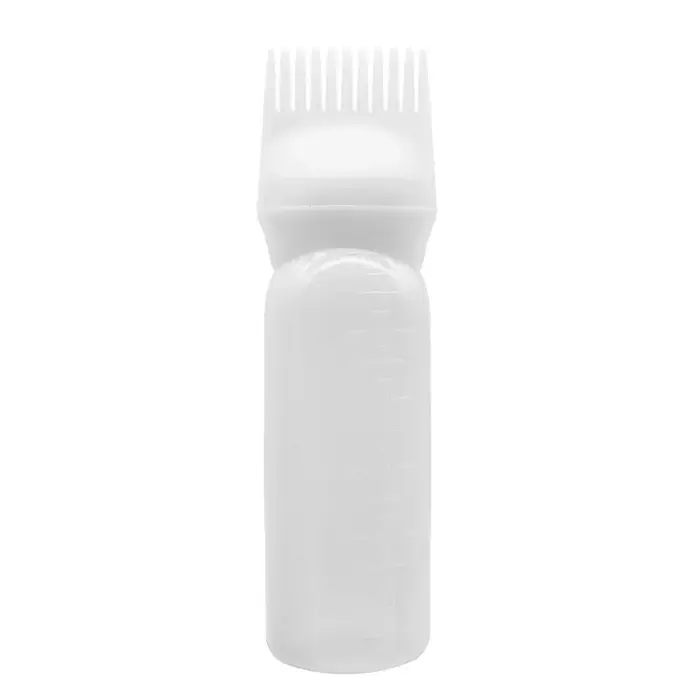 Bouteille applicateur d'huile capillaire pour Salon de coiffure, 3 couleurs, peigne de teinture prof