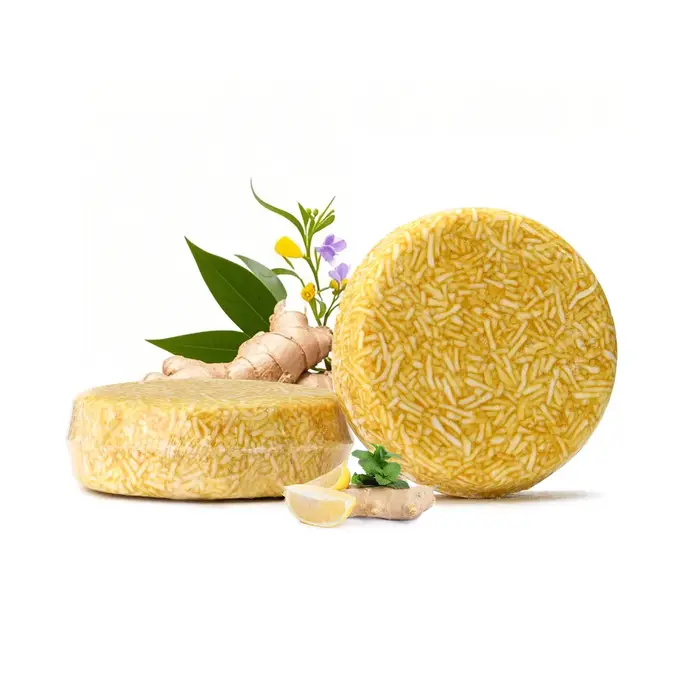 Savon shampoing solide au gingembre