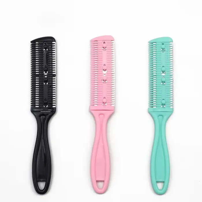 Peigne de coupe de cheveux amincissant Double face, peigne de rasoir double face, utilisé pour coiff