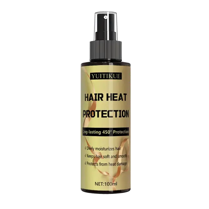 Spray de protection contre la chaleur des cheveux, protection longue durée jusqu'à 450 degrés, hydra