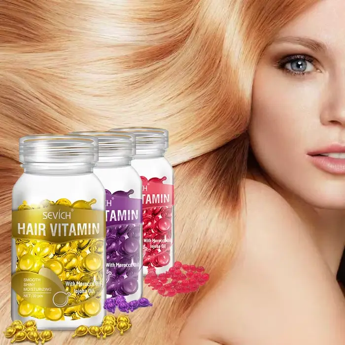 Capsule de vitamine pour cheveux