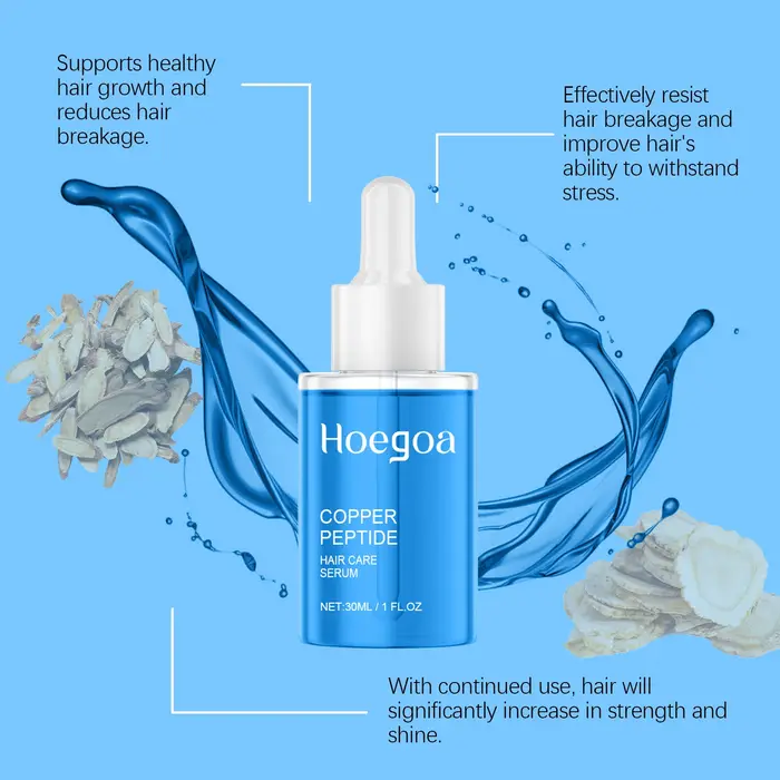 Sérum de croissance des cheveux au Peptide de cuivre