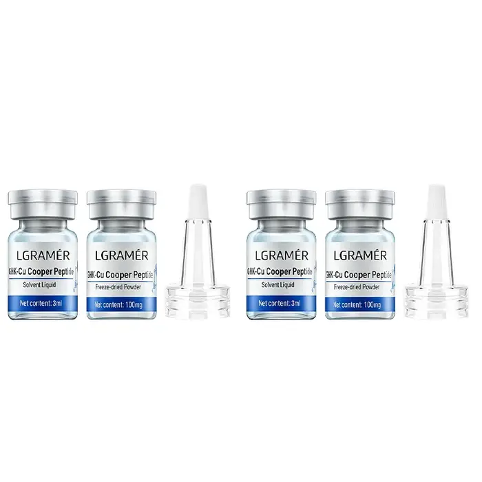 Sérum aux peptides de cuivre GHK-Cu pour le visage - Réparateur, raffermissant, stimulant la product