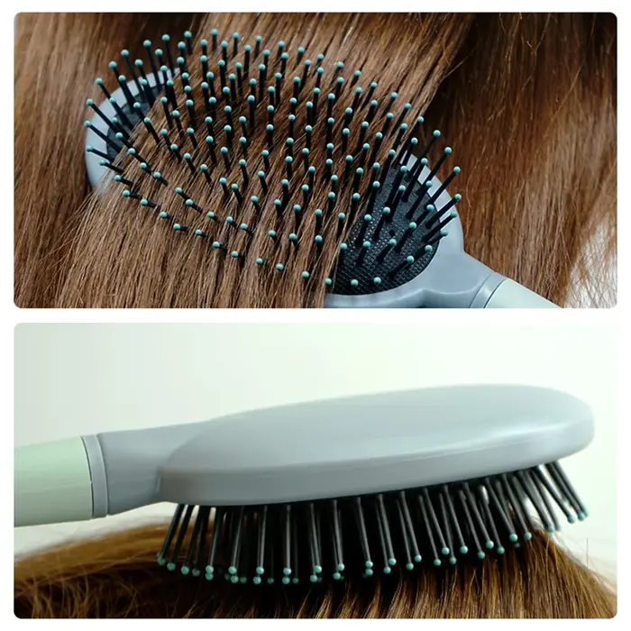 Brosse à cheveux démêlante pour cheveux ondulés/bouclés