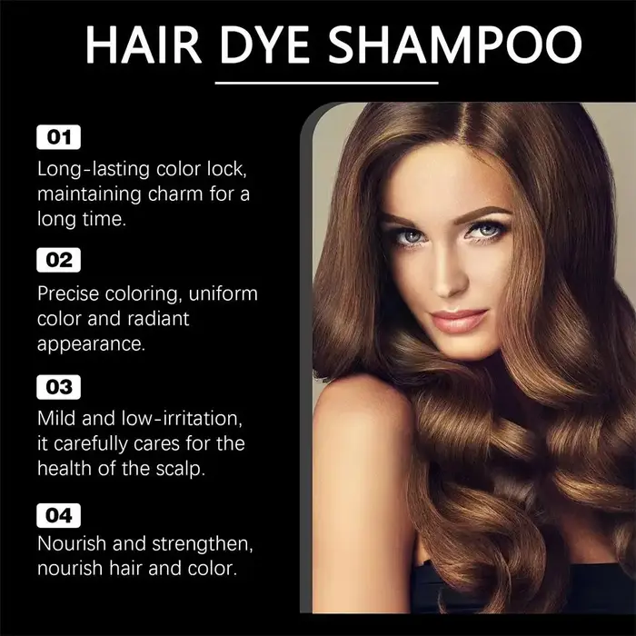 Shampoing de teinture pour cheveux polaires