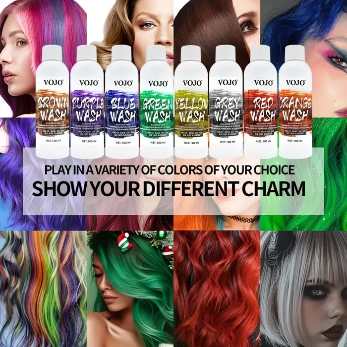 Shampooing Teinture Cheveux Semi-Permanent