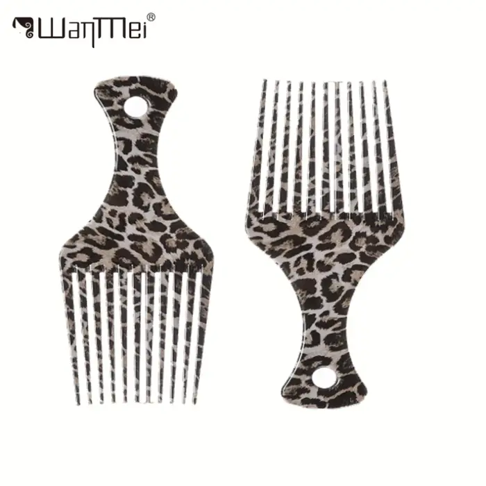 Peigne Afro à dents larges pour cheveux bouclés naturels