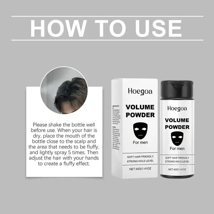Poudre volumisante pour cheveux