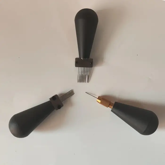 Outil d'injection de cheveux simple/cinq/huit et aiguilles pour l'implantation de brins de cheveux pour poupées et tête de Mannequin à base de Silicone