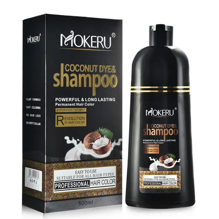 Shampoing à teinture de noix de coco