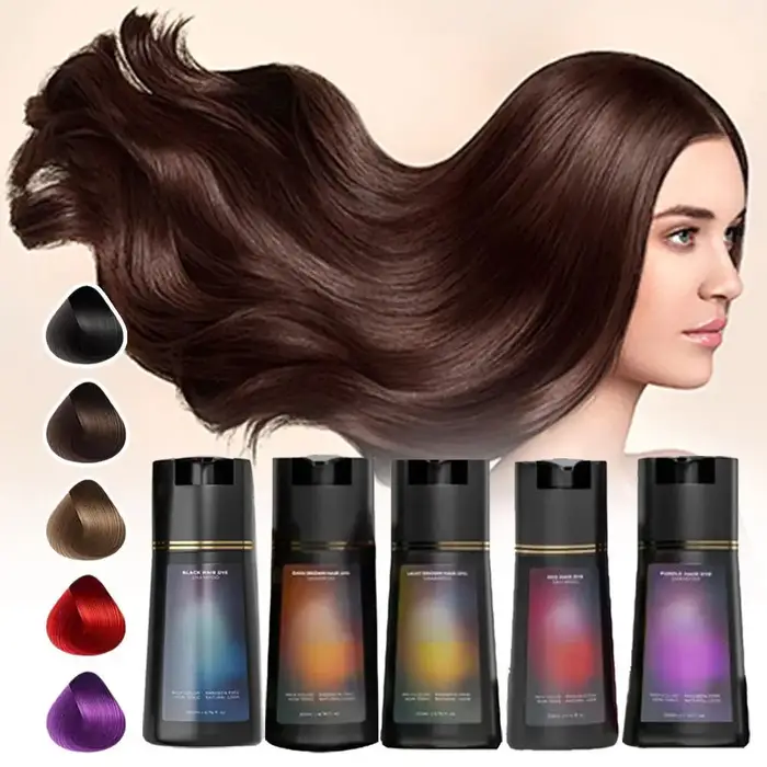 Shampoing de teinture pour cheveux polaires