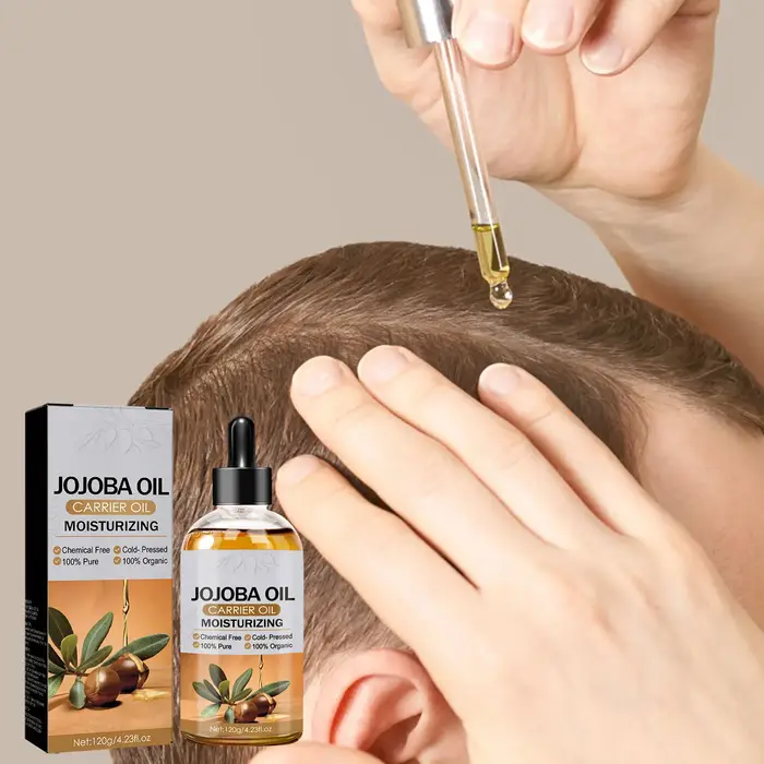 Huile de jojoba douce pour cheveux