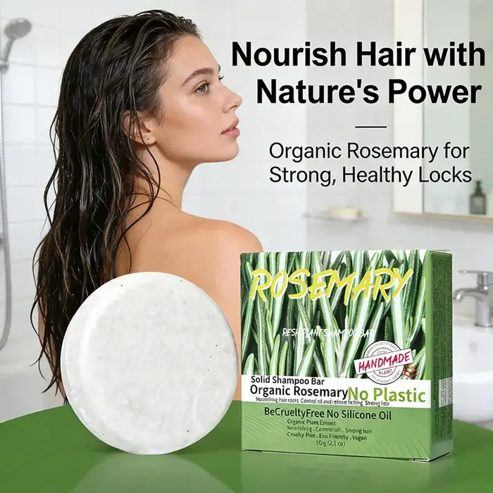 Shampooing Solide Naturel au Romarin