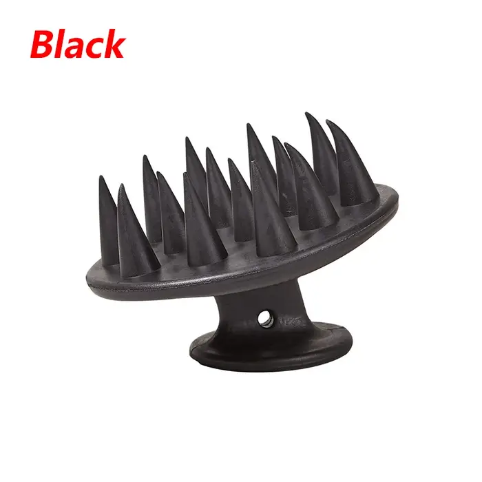 Silicone shampooing cuir chevelu masseur de cheveux shampooing peigne de Massage bain brosse de Mass