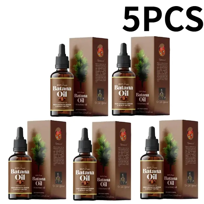 Huile de Batana 100% pure + sérum de croissance capillaire à la romarin 30ml