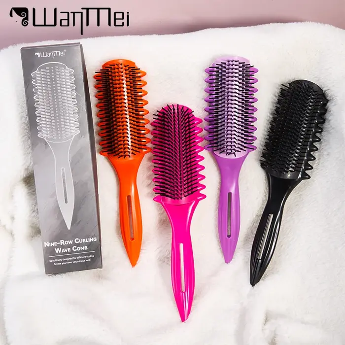 Brosse démêlante 9 rangs