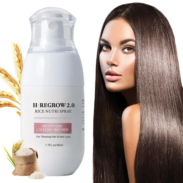 Spray pour cheveux, eau de riz