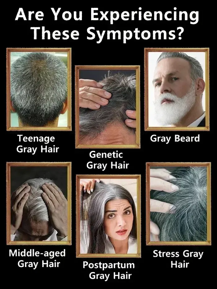 Sérum pour cheveux blancs à noirs