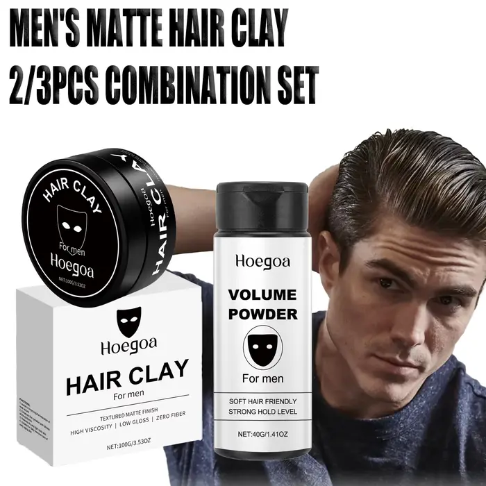 Argile pour cheveux pour hommes