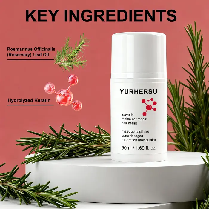 Masque capillaire sans rinçage réparation intense cheveux secs hydratant lissant adoucissant soin