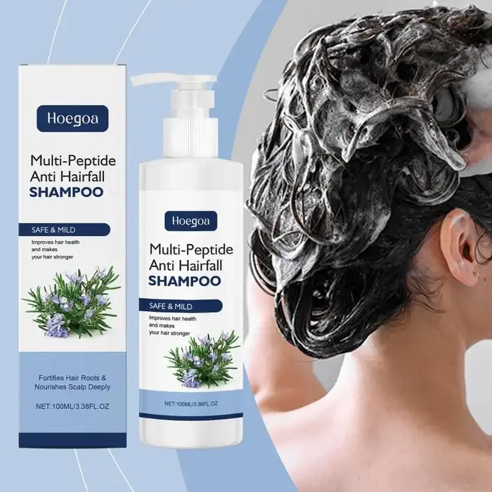 Shampoo aux herbes naturelles, hydratation intense, réparation douce du cuir chevelu, volume, épaiss
