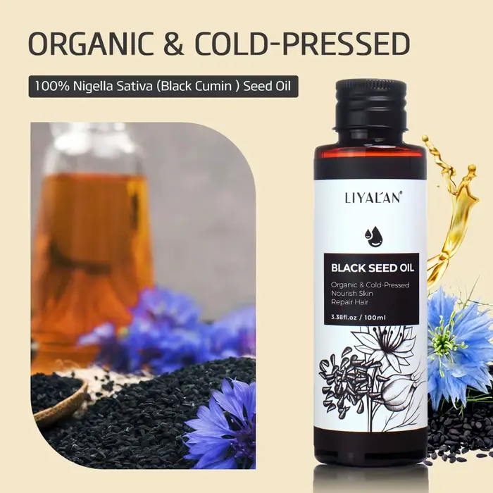 Huile de cumin noir 100 ml pour les soins capillaires