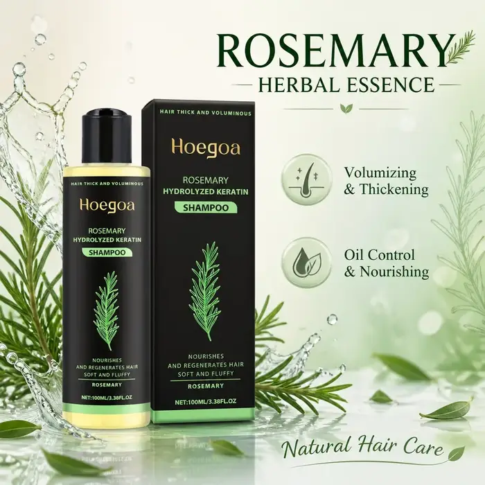Shampooing Croissance Capillaire au Romarin Huile Parfumée Bio