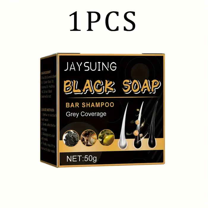 Shampoing réparateur à barre de couverture grise