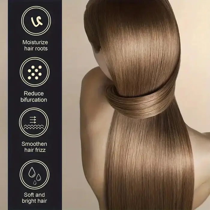 Après-shampooing sans rinçage à la kératine avec biotine et collagène – répare les cheveux endommagés pour une humidité