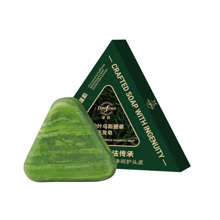 Nouveau Shampoing Solide à Extrait de Plantes Anti-Chute pour Cuir Chevelu Gras, Soin Antipelliculaire, Shampoing à l'Herbe d'Uxmal pour la Croissance des Cheveux Épais
