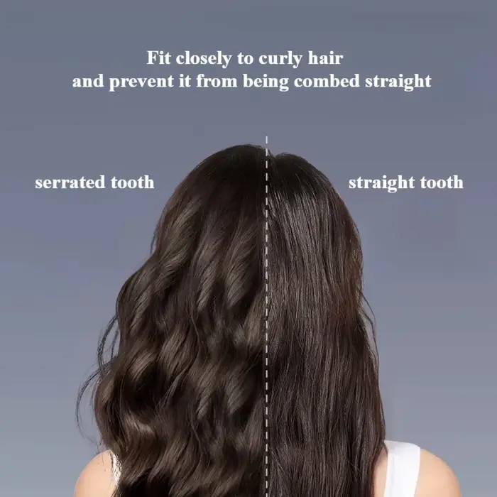 Peignes à cheveux à double dents larges