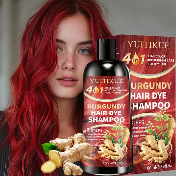 Shampoo colorant capillaire YUITIKUE Bourgogne 100ml