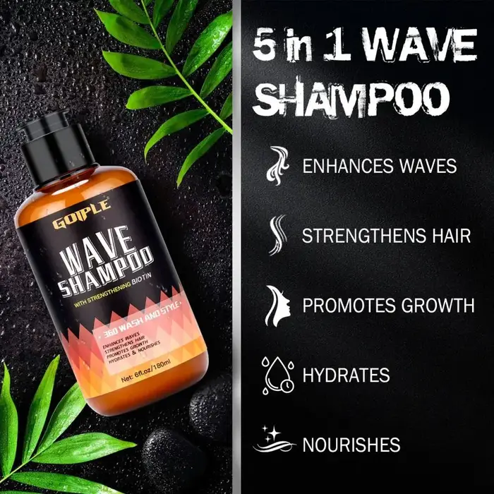 Kit de shampoing de lavage Wave Pomade 360 pour hommes