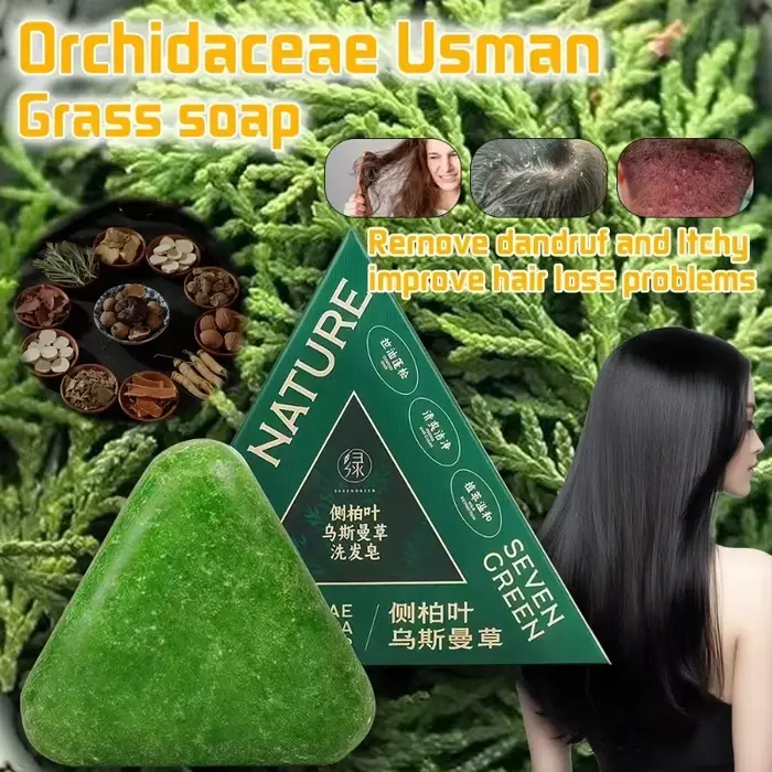 Usman – barre de shampoing pour la croissance des cheveux