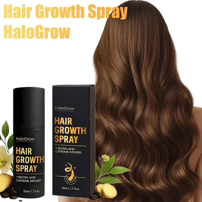 Sérum de croissance capillaire Halogrow – Spray stimulant la pousse des cheveux