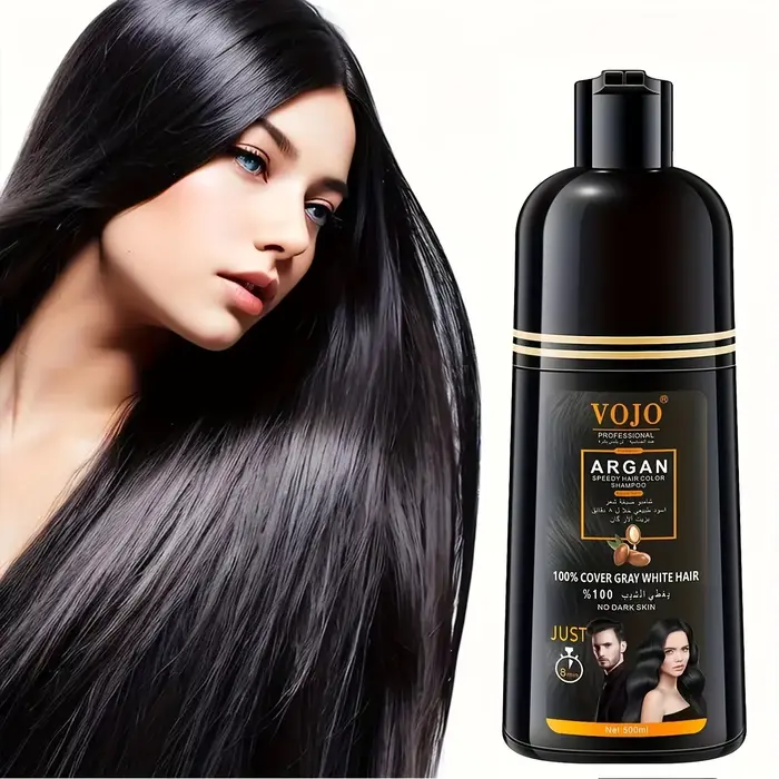 Shampoo colorant capillaire naturel - 3 en 1