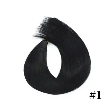 Extensions de cheveux humains 1.2cm kératine Extension de cheveux raides naturels je pointe cheveux 