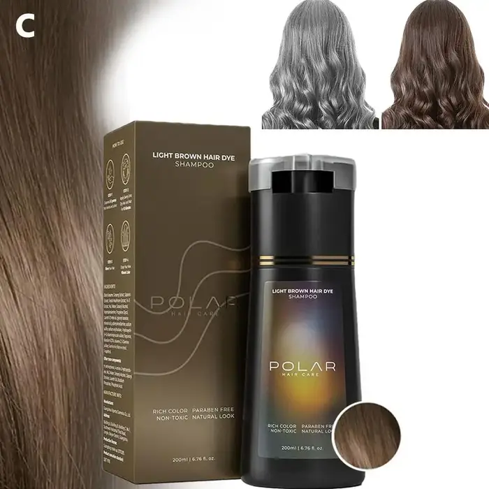 Shampoo colorant pour cheveux 3 en 1, colorant instantané pour cheveux, nourrissant, couleur longue