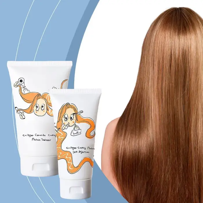 Revêtement de collagène revitalisant pour cheveux