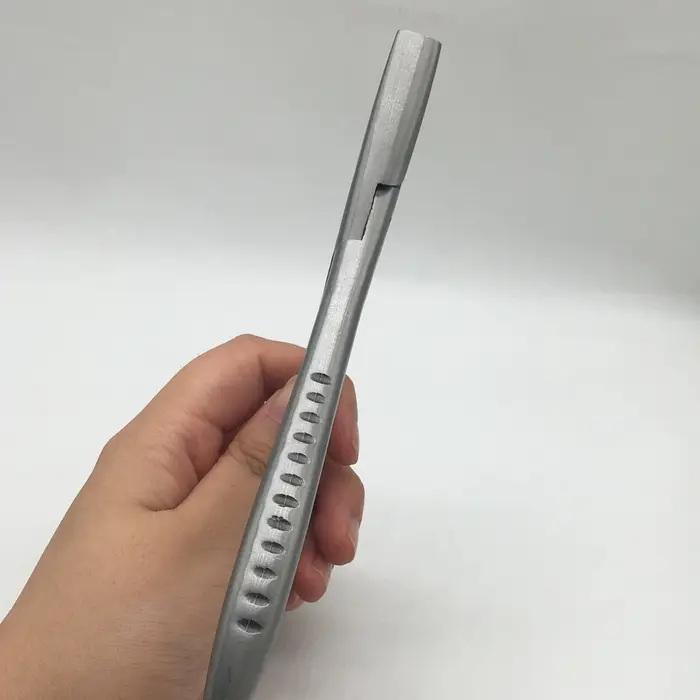 Pince d'extension de cheveux avec rainure lisse, dents plates de 7 pouces, pince en acier inoxydable