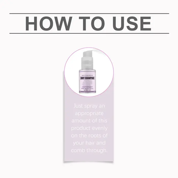 Shampooing Sec en Spray Contrôle Sébum Volumisant Lissant Nourrissant Épaississant Hydratant Format Voyage Léger Longue Durée Rafraîchisseur Capillaire Effet Volume